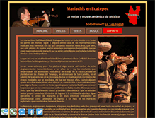 Tablet Screenshot of mariachisenecatepec.com